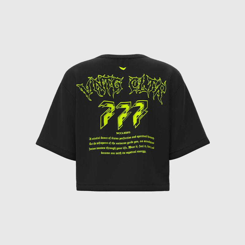 Cropped Oversized Vintage Culture 777