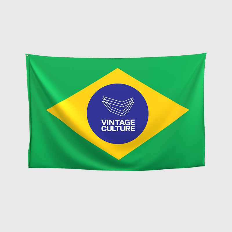 Bandeira Vintage Culture Brasil